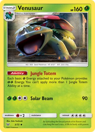 Venusaur 3/78 from Shining Legends