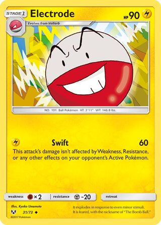 Electrode 31/78 from Shining Legends
