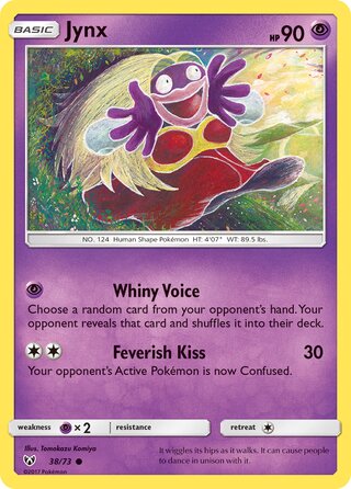 Jynx 38/78 from Shining Legends