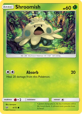 Shroomish 4/78 from Shining Legends