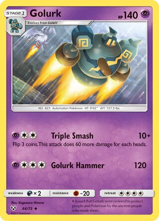 Golurk 44/78 from Shining Legends