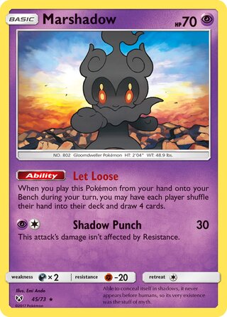 Marshadow 45/78 from Shining Legends