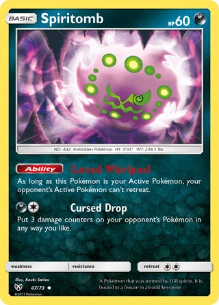 Spiritomb 47/78 from Shining Legends