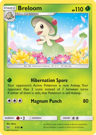 Breloom 5/78 from Shining Legends