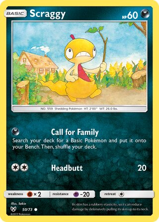 Scraggy 50/78 from Shining Legends