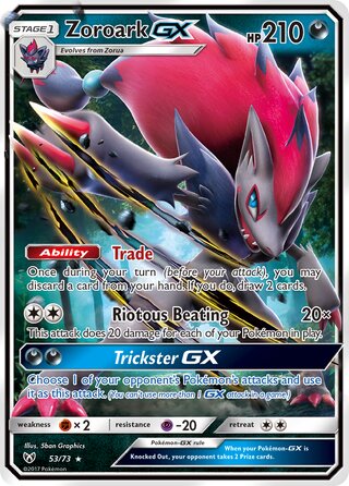 Zoroark-GX 53/78 from Shining Legends