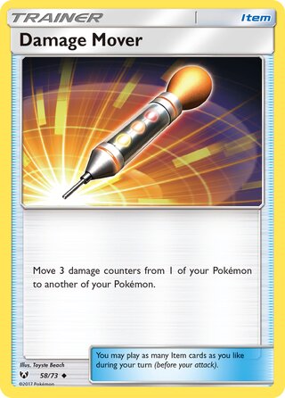 Damage Mover 58/78 from Shining Legends
