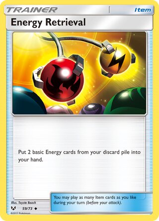 Energy Retrieval 59/78 from Shining Legends