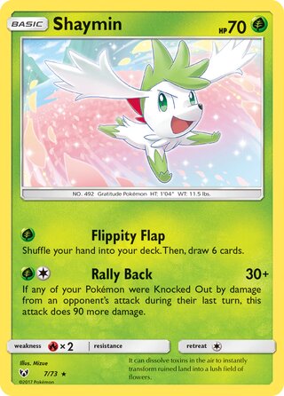 Shaymin 7/78 from Shining Legends