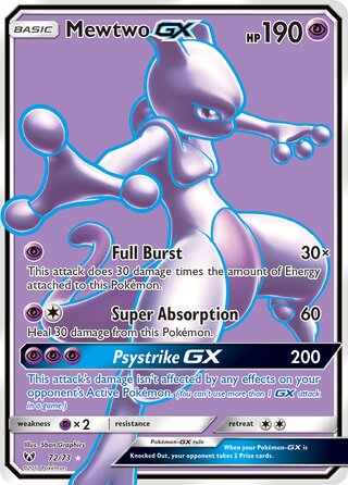 Mewtwo-GX 72/78 from Shining Legends