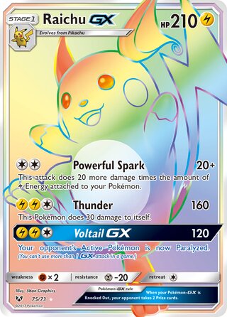 Raichu-GX 75/78 from Shining Legends