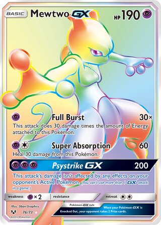 Mewtwo-GX 76/78 from Shining Legends
