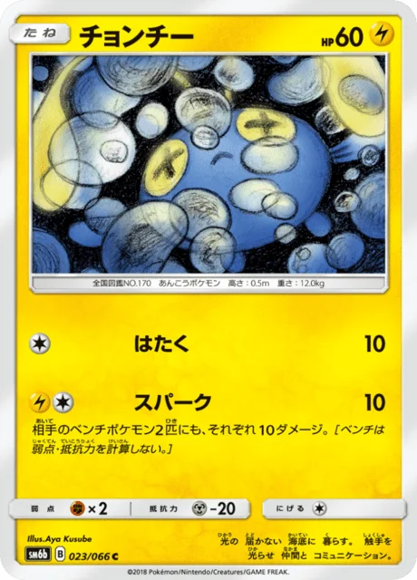Chinchou 23/86 from Champion Road