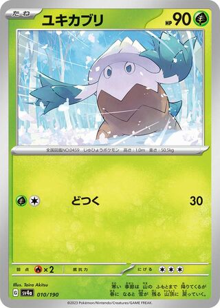 Snover 10/360 from Shiny Treasure ex