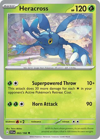 Heracross 2/258 from Scarlet & Violet