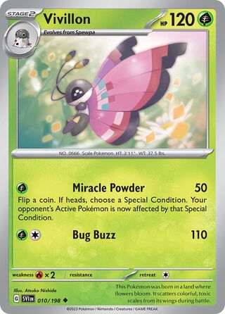 Vivillon 10/258 from Scarlet & Violet