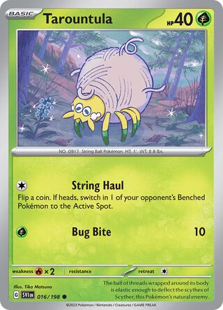 Tarountula 16/258 from Scarlet & Violet