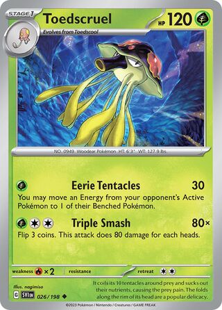 Toedscruel 26/258 from Scarlet & Violet