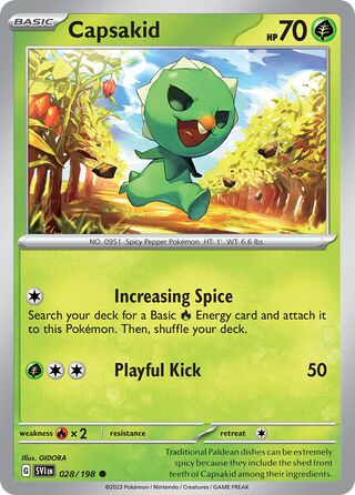Capsakid 28/258 from Scarlet & Violet