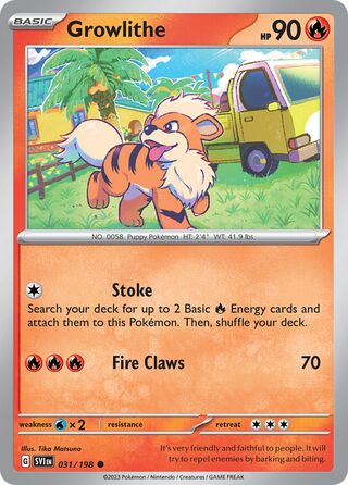 Growlithe 31/258 from Scarlet & Violet