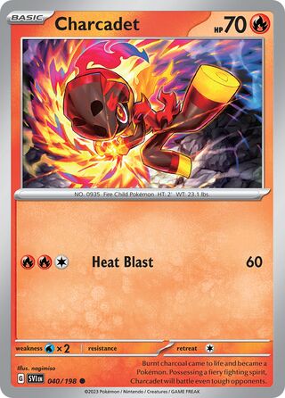 Charcadet 40/258 from Scarlet & Violet