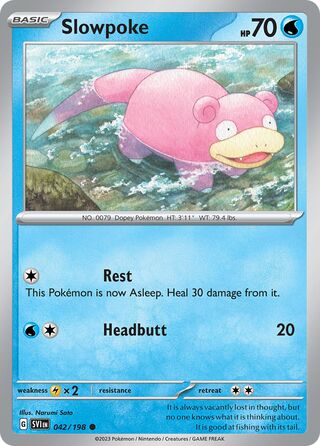 Slowpoke 42/258 from Scarlet & Violet