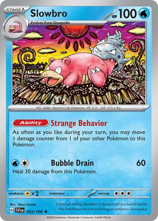 Slowbro 43/258 from Scarlet & Violet
