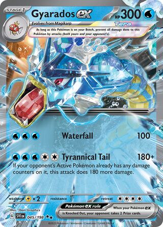 Gyarados ex 45/258 from Scarlet & Violet