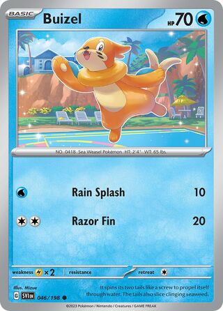 Buizel 46/258 from Scarlet & Violet