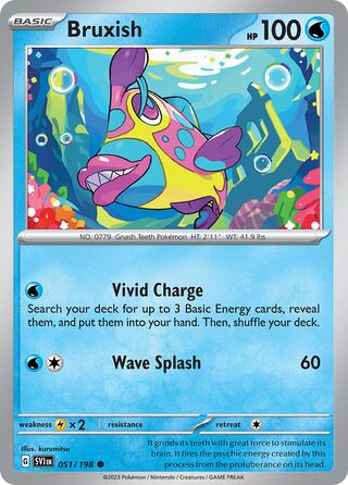 Bruxish 51/258 from Scarlet & Violet