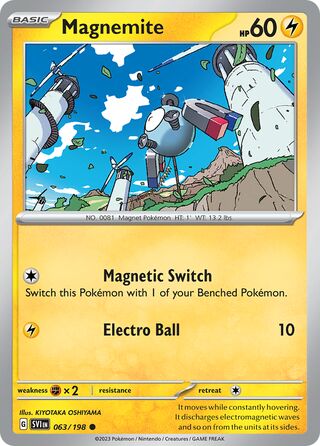 Magnemite 63/258 from Scarlet & Violet