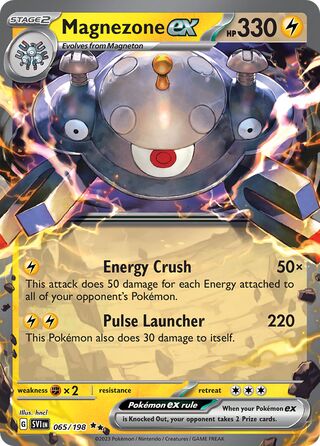 Magnezone ex 65/258 from Scarlet & Violet