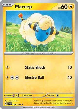 Mareep 66/258 from Scarlet & Violet