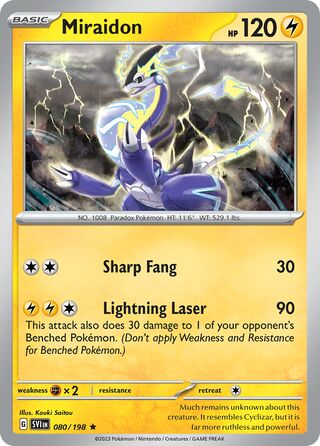 Miraidon 80/258 from Scarlet & Violet