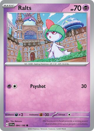 Ralts 84/258 from Scarlet & Violet