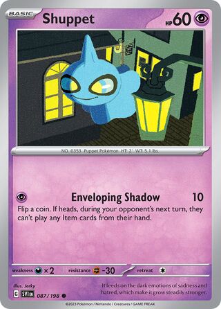 Shuppet 87/258 from Scarlet & Violet