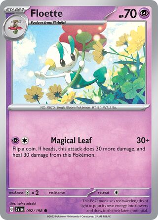 Floette 92/258 from Scarlet & Violet