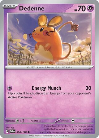 Dedenne 94/258 from Scarlet & Violet