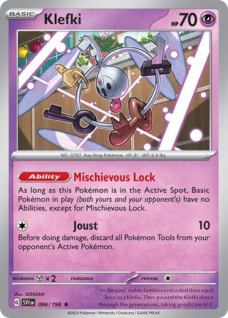 Klefki 96/258 from Scarlet & Violet