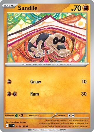 Sandile 115/258 from Scarlet & Violet