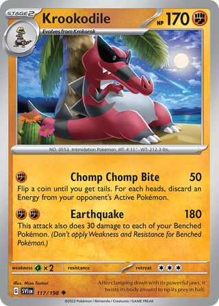 Krookodile 117/258 from Scarlet & Violet