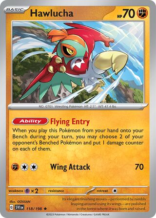 Hawlucha 118/258 from Scarlet & Violet