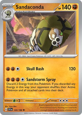 Sandaconda 120/258 from Scarlet & Violet