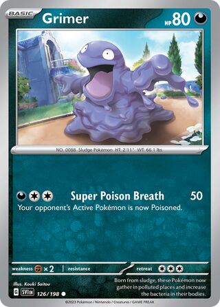 Grimer 126/258 from Scarlet & Violet