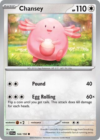 Chansey 144/258 from Scarlet & Violet