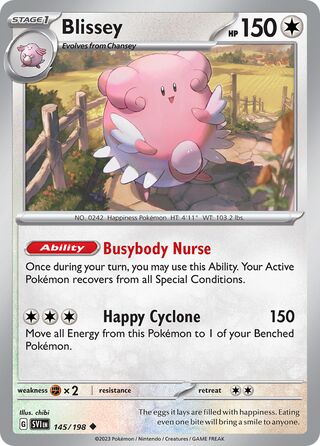 Blissey 145/258 from Scarlet & Violet