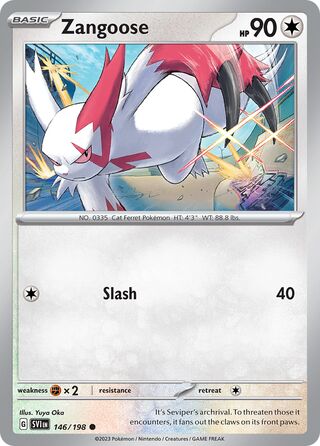 Zangoose 146/258 from Scarlet & Violet