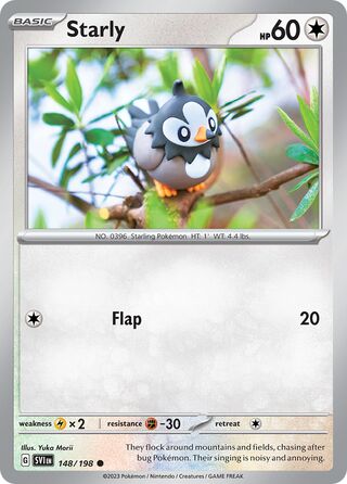 Starly 148/258 from Scarlet & Violet