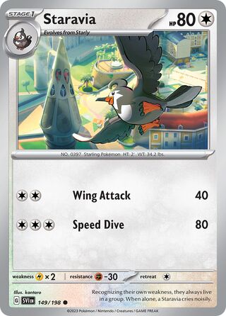 Staravia 149/258 from Scarlet & Violet