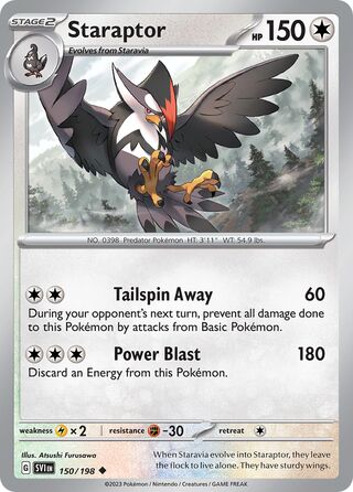 Staraptor 150/258 from Scarlet & Violet